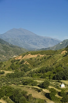 Images Dated 30th May 2006: GREECE-CRETE-Rethymno Province-Amari Dam: Landscape by Amari Dam