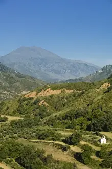 Crete Prints: GREECE-CRETE-Rethymno Province-Amari Dam: Landscape by Amari Dam