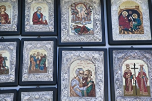 Images Dated 17th May 2006: GREECE, Dodecanese Islands, PATMOS, Hora: Monastery of St. John the Theologian (12th