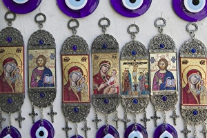 Images Dated 17th May 2006: GREECE, Dodecanese Islands, PATMOS, Hora: Monastery of St. John the Theologian (12th