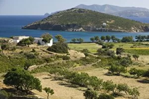 Images Dated 17th May 2006: GREECE, Dodecanese Islands, PATMOS, Kampos: Hillside House by Kampos Bay