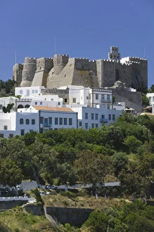 Images Dated 17th May 2006: GREECE-Dodecanese Islands-PATMOS-Hora: Monastery of St. John the Theologian (12th