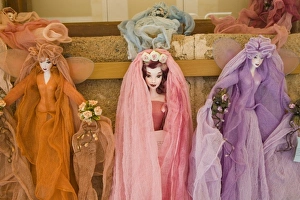 GREECE, Dodecanese Islands, RHODES, Lindos: Greek Goddess dolls