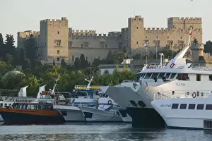 GREECE-Dodecanese Islands-RHODES-Rhodes Town: Palace of the Grand Masters (14th century)