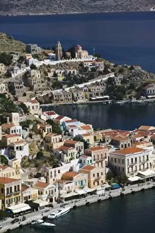Images Dated 21st May 2006: GREECE, Dodecanese Islands, SYMI, Symi Town / Gialos: View of Symi Harbor