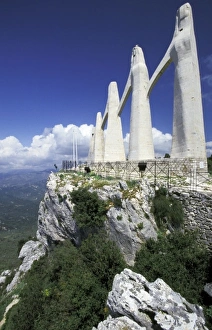 Sheer Prints: Greece, Epirus, Kamarina. View of Zalongo memorial