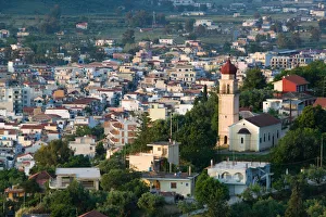 Images Dated 4th May 2006: GREECE-Ionian Islands-ZAKYNTHOS: Dawn View over port from the Venetian Kastro