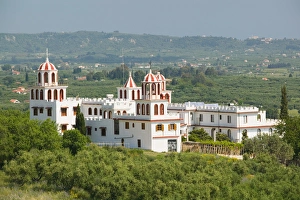 Images Dated 4th May 2006: GREECE-Ionian Islands-ZAKYNTHOS-MACHERADO: Eleftherotria Monastery / Exterior