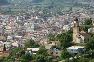 Images Dated 3rd May 2006: GREECE-Ionian Islands-ZAKYNTHOS: Morning Town View from Venetian Kastro Castle