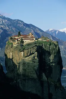 Greece, Meteora, Roussanou Monastery