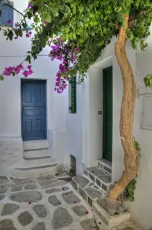 Images Dated 24th May 2010: Greece, Mykonos, Hora, with great little alleyways and doorways all around you