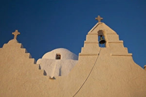 Greece, Mykonos, Horia with oldest church, Panaghia Paraportiani