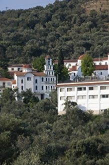 Images Dated 9th May 2006: GREECE, Northeastern Aegean Islands, LESVOS (Mytilini), Loutropoli Thermis: Agios