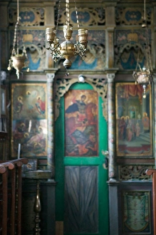 Images Dated 9th May 2006: GREECE-Northeastern Aegean Islands-LESVOS (Mytilini)-Petra: Panagia Glykofilousa