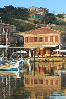 Images Dated 9th May 2006: GREECE-Northeastern Aegean Islands-LESVOS (Mytilini)-Mithymna (Molyvos): Fishing