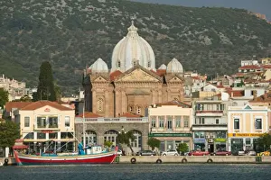 GREECE-Northeastern Aegean Islands-LESVOS (Mytilini)-Mytilini Town: Waterfront View