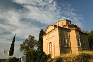 Images Dated 13th May 2006: GREECE-Northeastern Aegean Islands-SAMOS-Mitilini: Agios Triados Monastery / Chapel