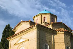 Samos Prints: GREECE-Northeastern Aegean Islands-SAMOS-Mitilini: Agios Triados Monastery / Chapel