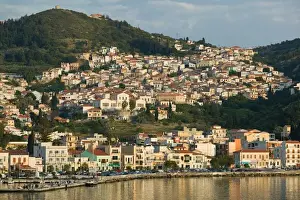 GREECE-Northeastern Aegean Islands-SAMOS-Vathy (Samos Town): Late Afternoon Light