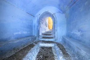 Passage Prints: Greece, Pyrgos. Building passageway