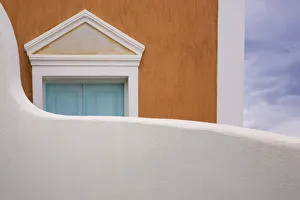 Prints of Greece, Thira. House exterior. Credit as: Jim Nilsen / Jaynes Gallery / DanitaDelimont.com Images Dated 2018 December: Greece, Thira. House exterior. Credit as: Jim Nilsen / Jaynes Gallery / DanitaDelimont