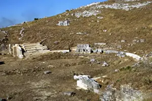 Civilization Prints: GREEK ART. REPUBLIC OF ALBANIA. Illyrian City Theater. Third century BC. Remodeled