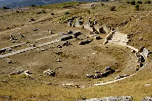 Images Dated 13th August 2007: GREEK ART. REPUBLIC OF ALBANIA. Illyrian City Theater. Third century BC. Remodeled