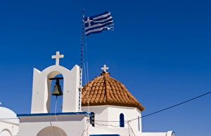 Images Dated 27th January 2010: Greek Orthodox church in the village of Drios on the island of Paros, Greece