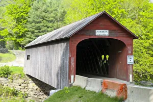 Green River Prints: Green River Bridge, Green River, Guilford, Vermont, United States, North America