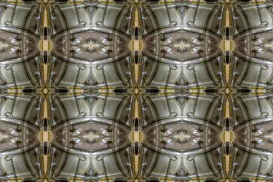 Abstract Collection: Green, yellow and brown abstract