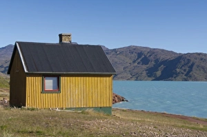 Water Front Prints: Greenland, Eriks Fjord area (aka Eriksford), Brattahlid (aka Qassiarsuk). Typical