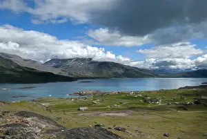 Images Dated 26th July 2011: Greenland, Igaliku. Once the heart of 12th century Norse Greenland, Igaliku is a