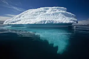 Day Light Prints: Greenland, Ilulissat, Submerged base of melting iceberg from Jakobshavn Glacier floating
