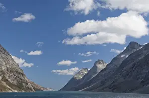Images Dated 12th September 2010: Greenland, Prince Christian Sound (aka Prins Christian Sund). Fjord