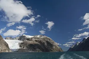 Images Dated 12th September 2010: Greenland, Prince Christian Sound (aka Prins Christian Sund). Remote receding glacier