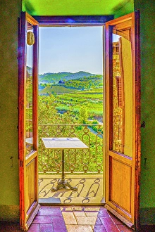 Doorway Prints: Greve in Chianti, Tuscany, Italy