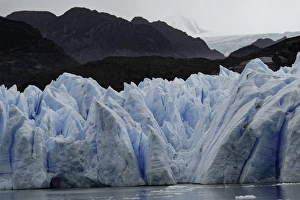 Chile Prints: Grey Glacier, Torres del Paine National Park, Chile, South America. Patagonia, Patagonia