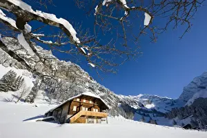 Images Dated 26th November 2008: Griesalp and Steineberg in deep snow in Kiental, Switzerland