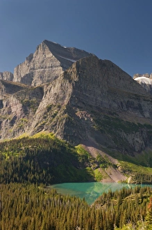 Grinnell Lake and Mount Gould, Glacier National Park, Montana