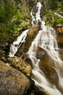 Images Dated 26th June 2005: Grosse chute (Big Falls) in l Anse St. Jean in Sauenay River Valley