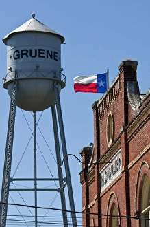 New Braunfels Prints: Gruene, New Braunfels, Texas historic downtown and tourist site