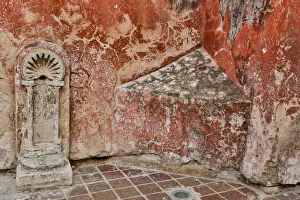 Colonial Prints: Guanajuato in Central Mexico. Old fountain