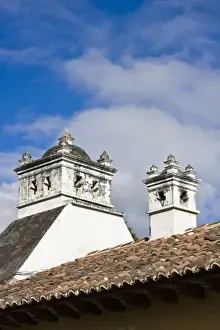 Images Dated 20th January 2008: Guatemala, Antigua. Cupolas are a very popular feature in many residential homes and hotels