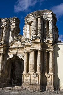 Guatemala, Antigua. El Carmen Church Ruin, or Inglesia de Carmen, Former seat of
