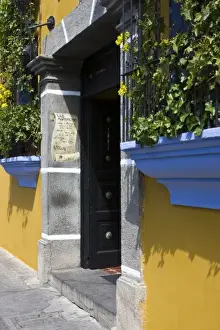 Sacatepequez Department Prints: Guatemala, Antigua. Las Antorchas Restaurant in the town of Antigua