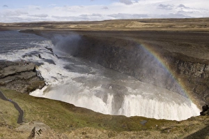 Images Dated 1st June 2007: Gullfoss waterfalls, Iceland