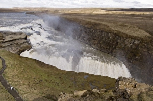 Images Dated 1st June 2007: Gullfoss waterfalls, Iceland