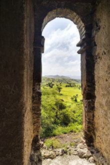 Images Dated 20th September 2010: Guzara Castle between Gonder and Lake Tana in Ethiopia