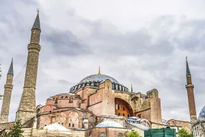 Istanbul Prints: Hagia Sophia dome minarets, Istanbul