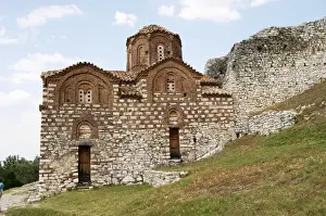 Images Dated 11th July 2006: The Hagia Triada Church. Berat upper citadel old walled city. Albania, Balkan, Europe